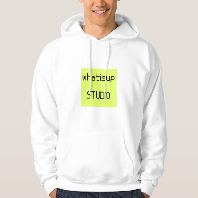 Sudadera whatusup Studio Hoodie (Anverso)