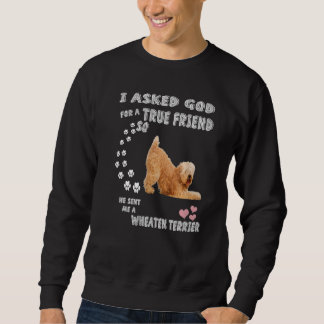 Sudadera Wheatie Dog Mom Dad Costume Trigo blando suave rec