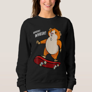 Sudadera Wheek Wheek Guinea Pig Skateboard Skateboarder