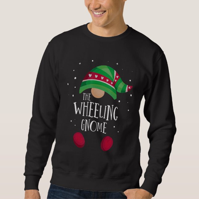 Sudadera Wheeling Gnome Family Matching Christmas Pajamas (Anverso)