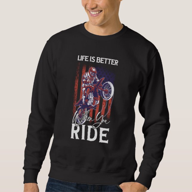 Sudadera When You Ride Motorcycle (Anverso)