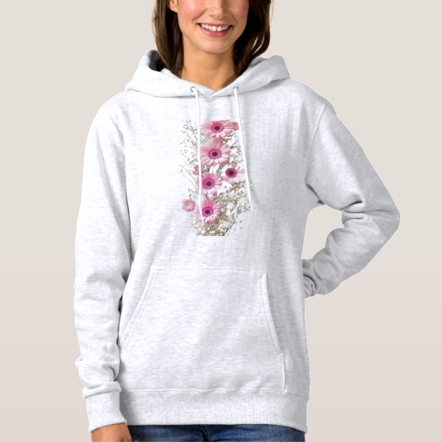 Sudadera Where Softness Lives A Gentle Bloom Pink Serenade  (Anverso)