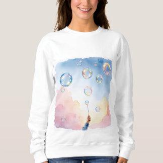 Sudadera Whimsical Bubbles Watercolor Shirt