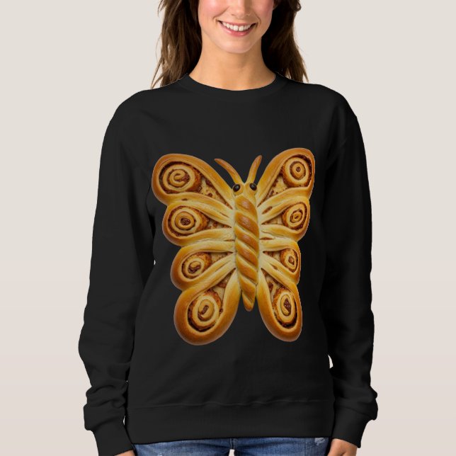 Sudadera Whimsical Danish Pastry Butterfly (Anverso)