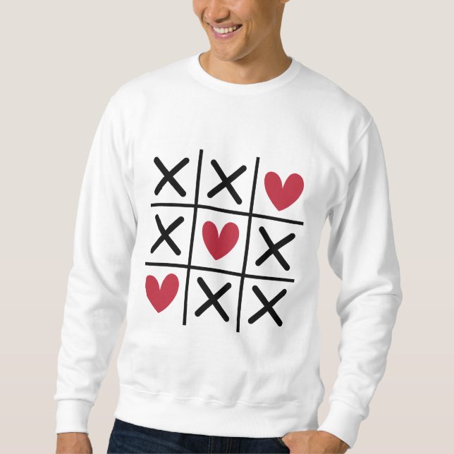 Sudadera Whimsical Tic Tac Toe Wonderland (Anverso)