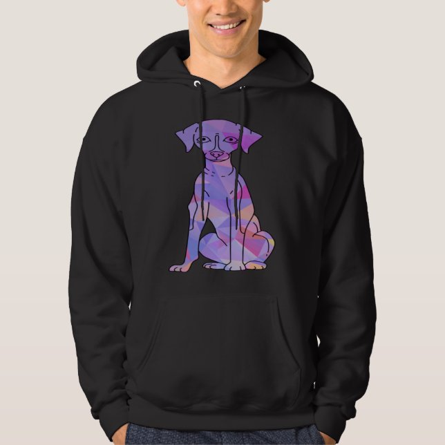 Sudadera Whippet Colorido (Anverso)