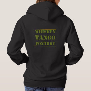 Sudadera Whiskey Tango Foxtrot WTF