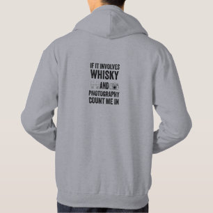Sudadera Whisky y Fotografía - Diseño de Hobby Divertido