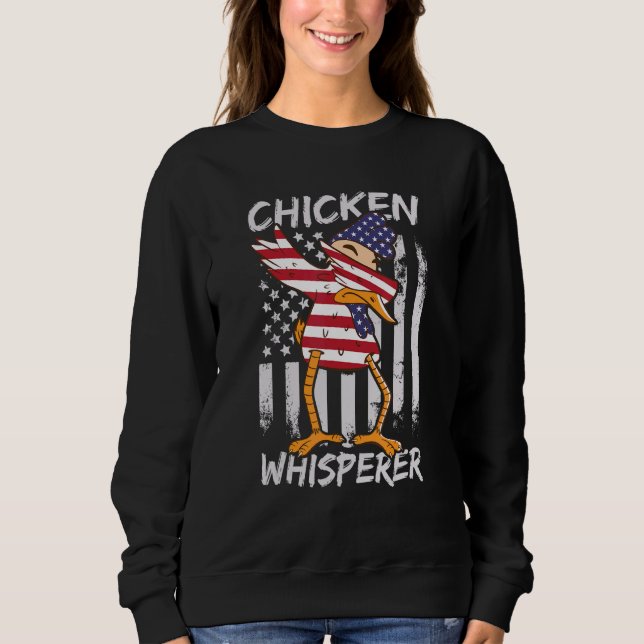 Sudadera Whisperer de pollo 1 (Anverso)
