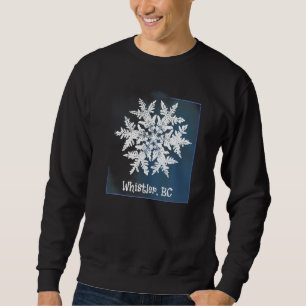 Sudadera Whistler Bc Snowflake Para Esquiador Y Snowboarder