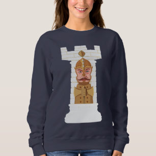 Sudadera White Chess Rook