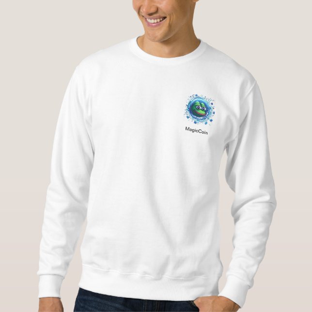 Sudadera White crypto sweatshirt. (Anverso)
