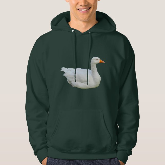 Sudadera White Emden Goose Hoodie (Anverso)