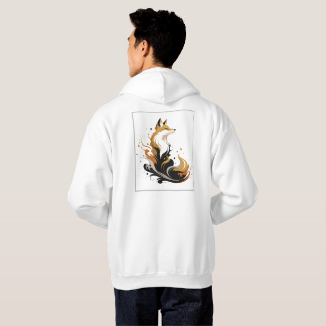 Sudadera White & Gold Design Collection (Reverso completo)