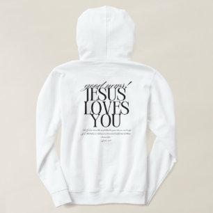 Sudadera White Good News Hoodie