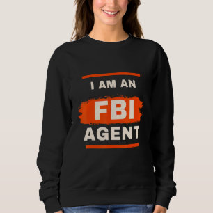 Sudadera White Lie Py Soy Un Agente Del Fbi
