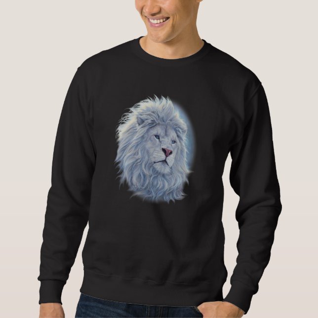 Sudadera White Lion   White Lions   Lion   Lions   Big Cat  (Anverso)