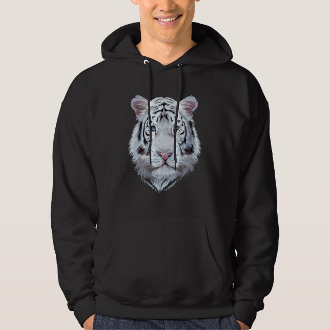 Sudadera White Tiger Big Cat (Anverso)