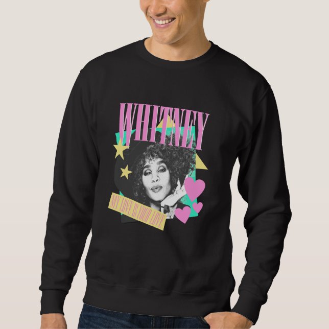 Sudadera Whitney Houston My Love Is Your Love Pop Art (Anverso)