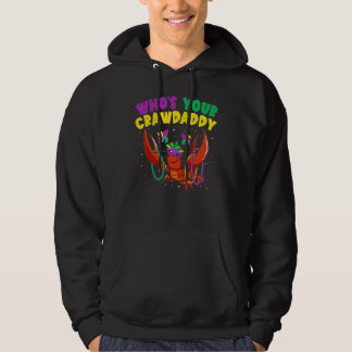 Sudadera Who's Your Crawdaddy Crawfish Jester Beads Mardi