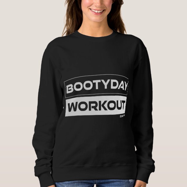 Sudadera Wi-Fi en el gimnasio de entrenamiento de Bootyday  (Anverso)