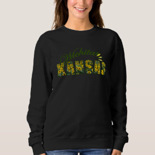 Sudadera Wichita Kansas Estado De Kansas Flor Oficial Sol