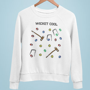 Sudadera Wicket Guay Whimsical Hand-Illustrated Croquet