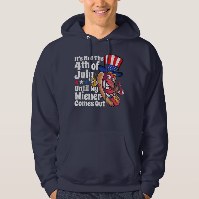 Sudadera Wiener, el gracioso hotdog del 4 de julio, sale (Anverso)