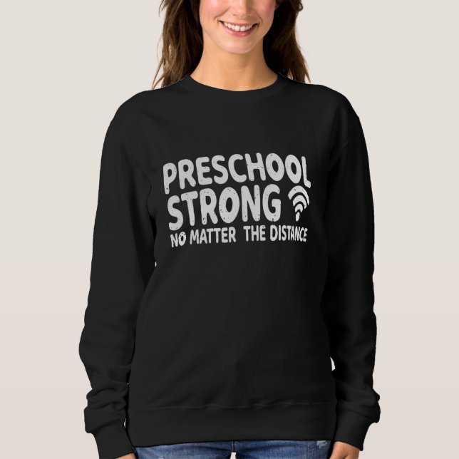 Sudadera Wifi fuerte preescolar sin importar la distancia v (Anverso)