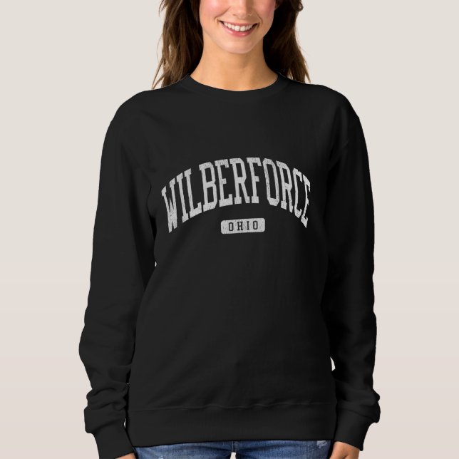 Sudadera Wilberforce Ohio OH JS03 College Style universitar (Anverso)