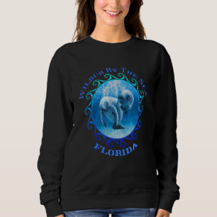 Sudadera Wilbur By the Sea Florida Vacation Manate