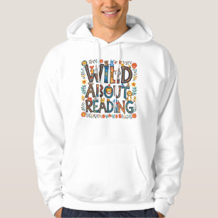 Sudadera Wild About Read Cute Jungle Animals Book Lover