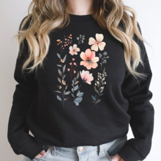 Sudadera Wild Flower-Floral-Cute