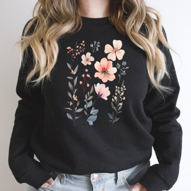 Sudadera Wild Flower-Floral-Cute (Subido por el creador)