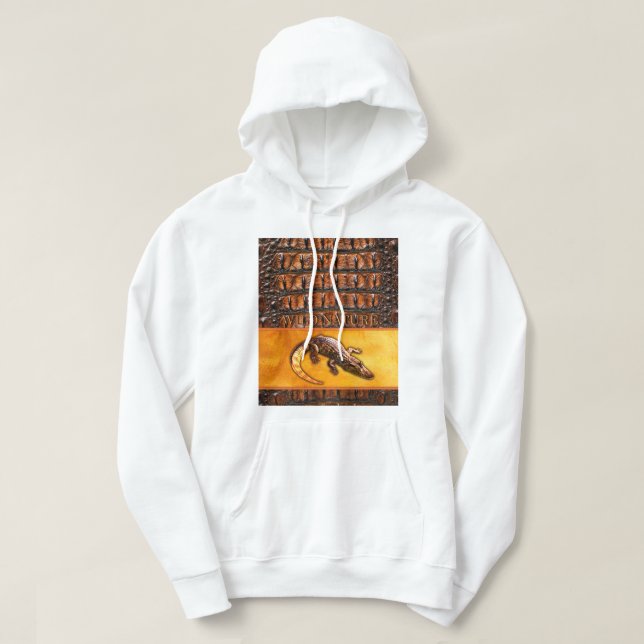 Sudadera WILD NATURE - Colección de diseño CROCODILE-DILE-D (Diseño del anverso)