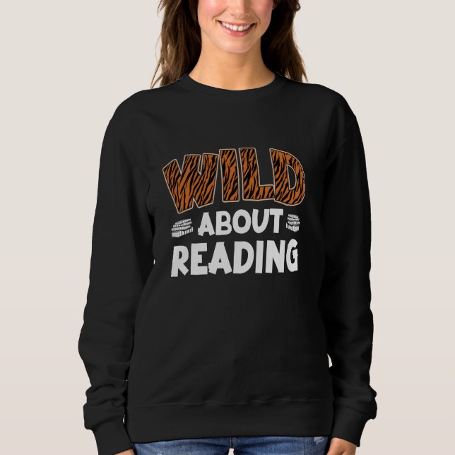 Sudadera Wild sobre Leserrat Bookworm Los amantes del libro (Anverso)