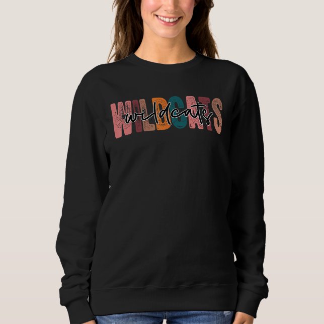 Sudadera Wildcats School Sports Fan Team Spirit (Anverso)