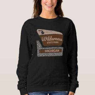 Sudadera Wilderness State Park Michigan MI Signo de bienven