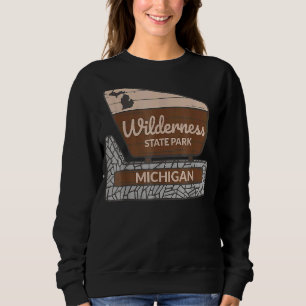 Sudadera Wilderness State Park Michigan MI Signo de bienven