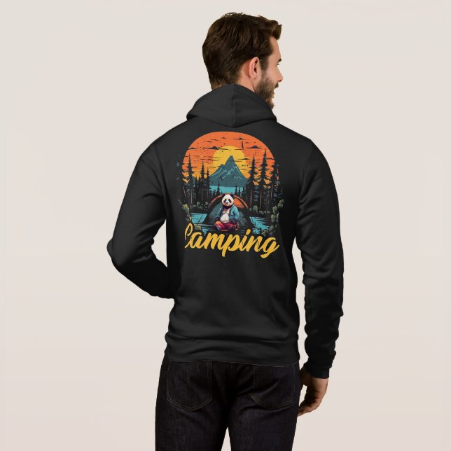 Sudadera Wilderness Whisper – The Camping Bear Adven (Reverso completo)