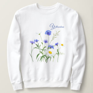 Sudadera Wildflowers de Camiseta-Yellowstone de las mujeres