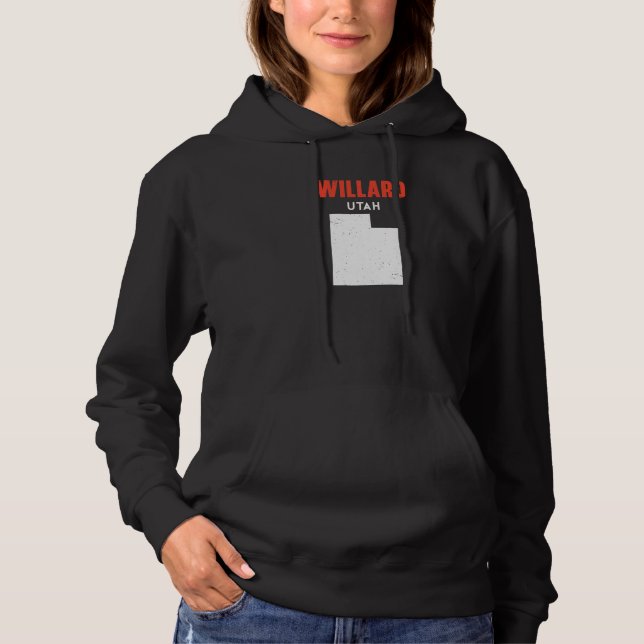 Sudadera Willard Utah USA State America Travel Utahan   (Anverso)