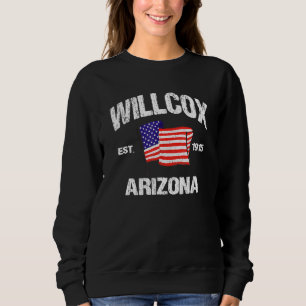 Sudadera Willcox Arizona Az Usa Estrellas Estrellas Estilo 