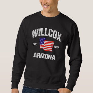 Sudadera Willcox Arizona Az Usa Estrellas Estrellas Estilo