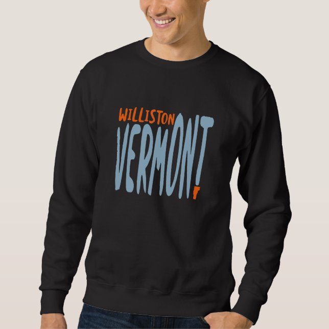 Sudadera Williston Vermont Vt Souvenir (Anverso)