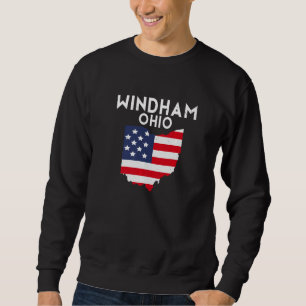Sudadera Windham Ohio EE. UU. Estado América Viajes Ohioan