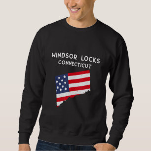 Sudadera Windsor Locks Connecticut EE. UU. Estado América V