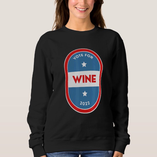 Sudadera Wine  Bartender Political Election Parody 2022 (Anverso)