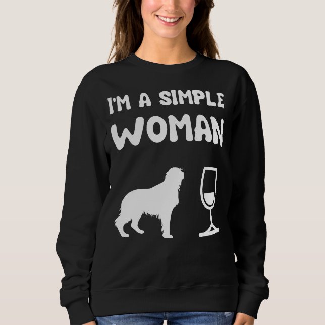 Sudadera Wine Golden Retriever (Anverso)