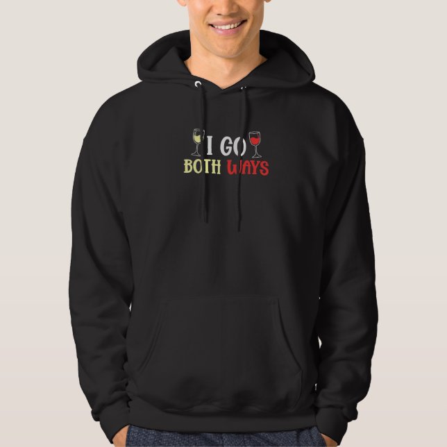 Sudadera Wine I Go Ambas Formas Sarcasm Wine 1 (Anverso)